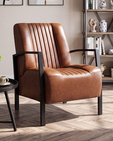 Giantex Modern Accent Chair with Metal Frame for Living Room