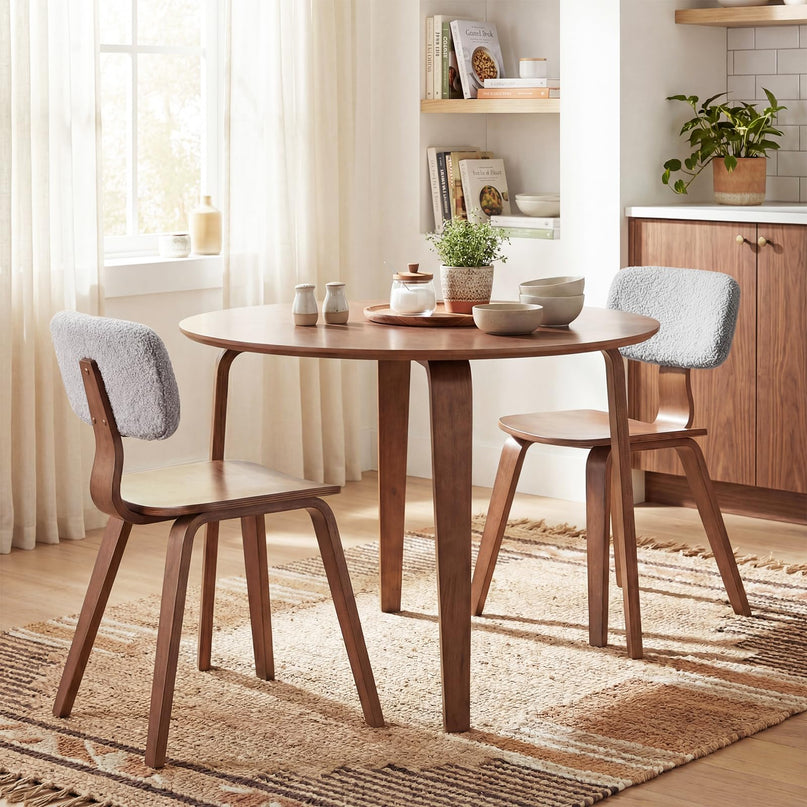 Ensemble table à manger ronde Giantex 37,5" pour petit appartement