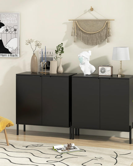 Giantex Buffet Cabinet with Storage, 2-Door Kitchen Sideboard with Storage Cabinet