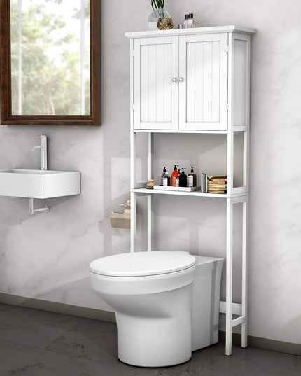 Giantex Toilet Storage Rack W/Double Door
