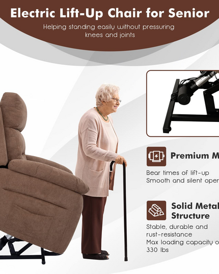Giantex Power Lift Recliner Chairs for Elderly