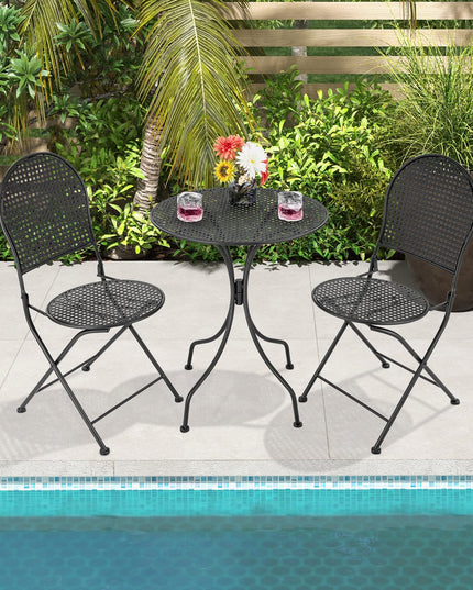 Giantex 3 Pieces Patio Bistro Set