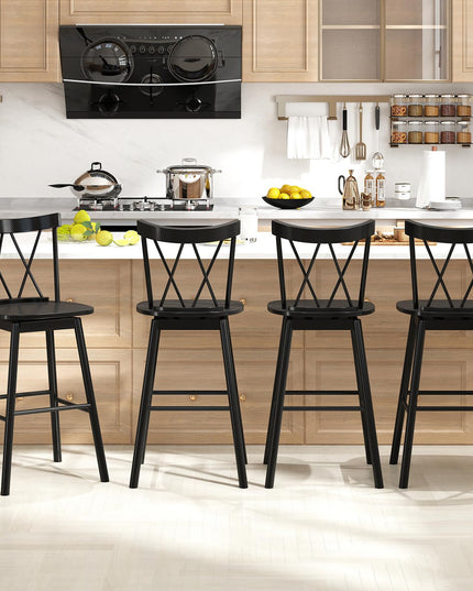 Giantex Windsor Bar Stools Set of 2/4(29"/24")