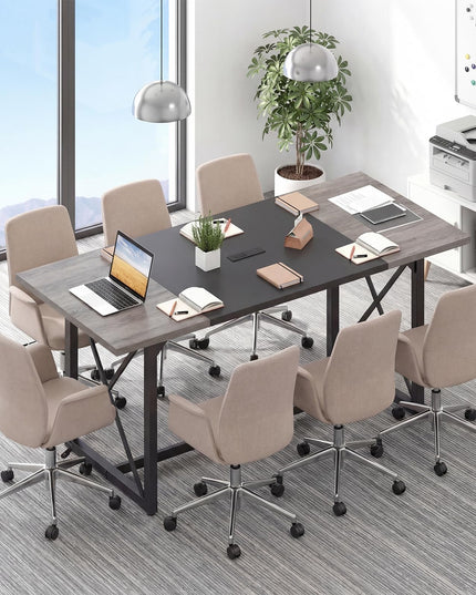 Giantex 6FT Conference Table with Power Outlets