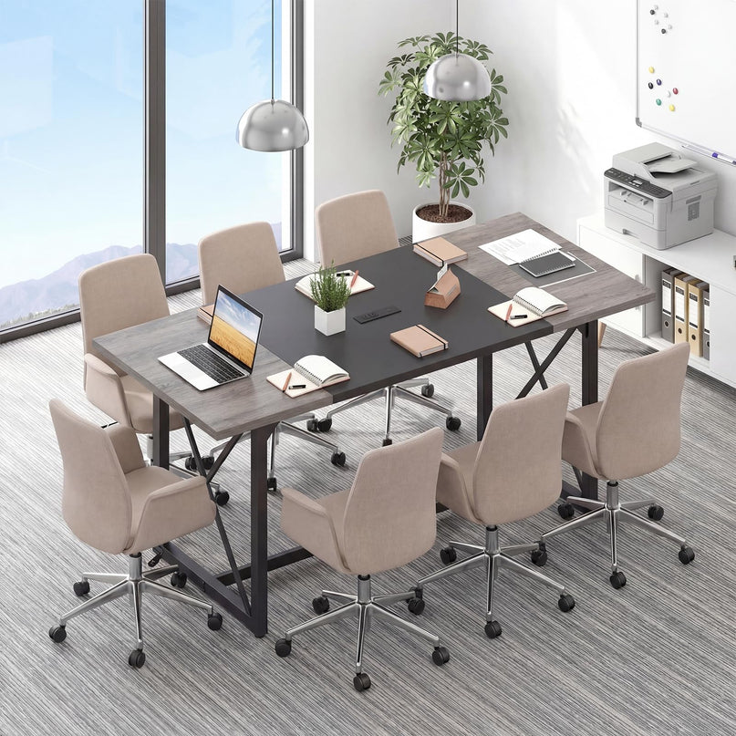 Giantex 6FT Conference Table with Power Outlets