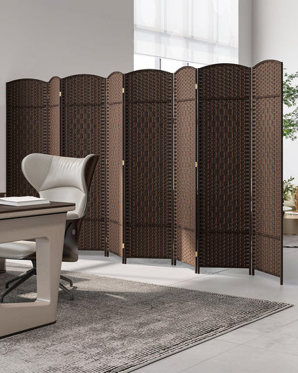 Giantex Room Divider 8 Panel - 6 FT Folding Privacy Screen