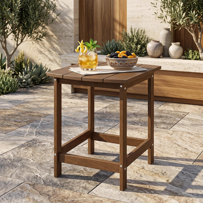 Giantex 18” Side Table Outdoor Small Patio Table Adirondack Table