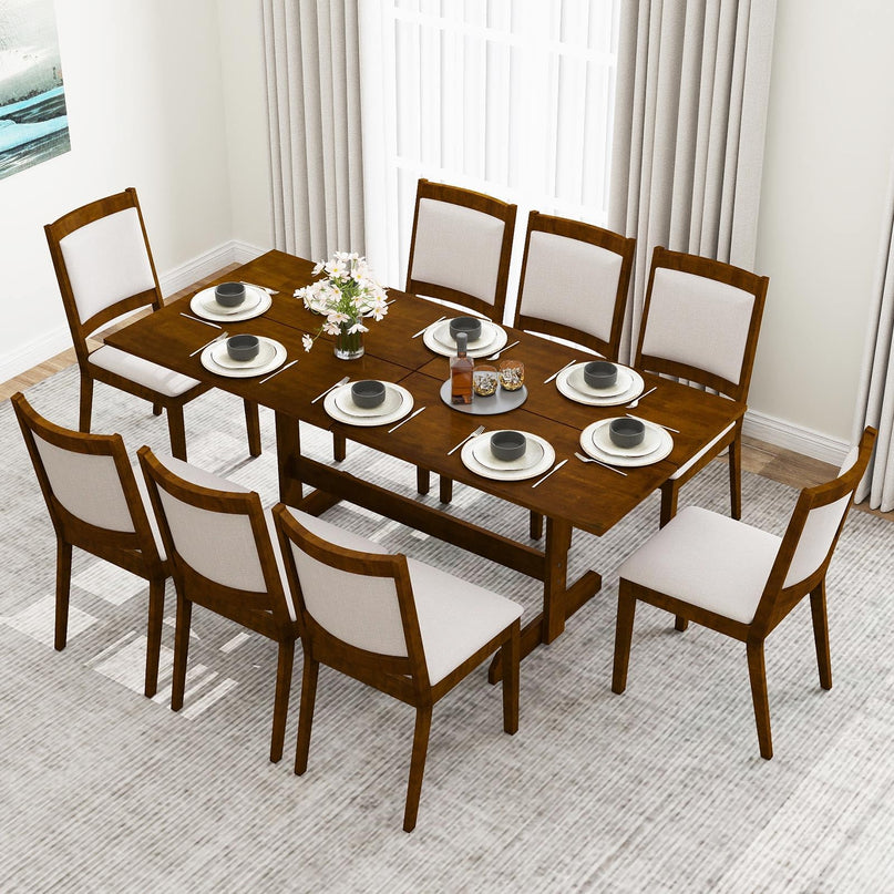 Giantex 71" Dining Table for 6-8 Large Kitchen Table