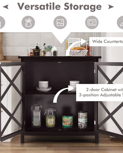 Giantex Buffet Cabinet with Storage, Kitchen Sideboard