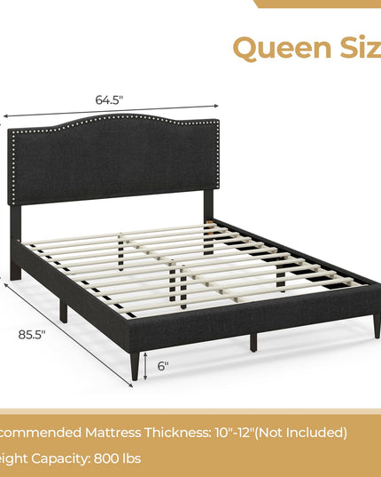 Giantex Queen Bed Frame with Headboard