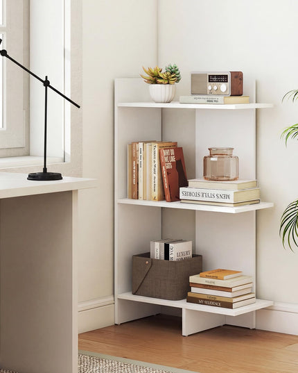 Étagère de rangement ouverte en bois à 3 niveaux Giantex avec kit anti-basculement