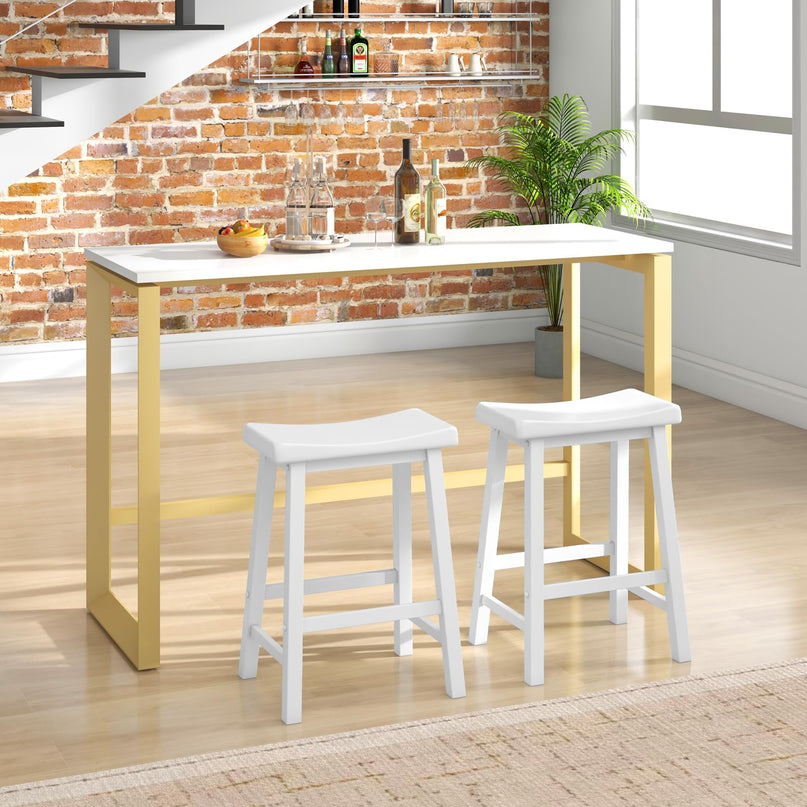Giantex 24" Bar Stools Set of 2/4 for Kitchen Island