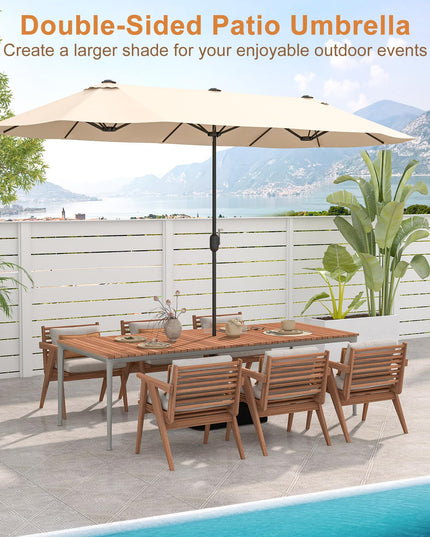 Giantex 13ft Large Patio Umbrella with Base