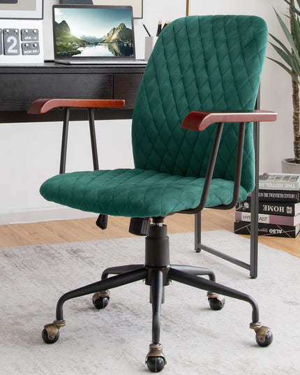Giantex Velvet Home Office Desk Chair