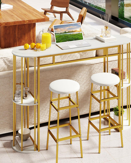 Table de bar Giantex 60 pouces pour 2 à 4 personnes pour la salle à manger