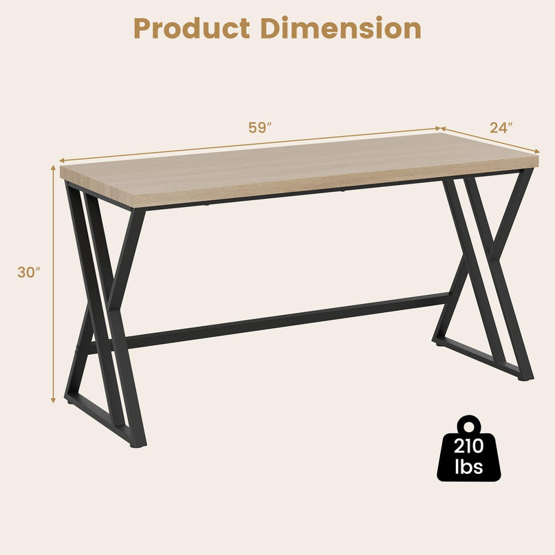 Giantex 5/1 FT Conference Table for 4-6/8-10 People