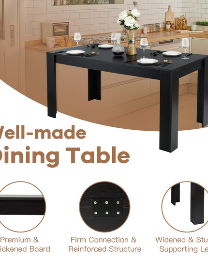 Giantex 5 Pieces Dining Table Set, Modern Kitchen Table Set
