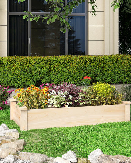 Giantex Wooden Raised Garden Bed
