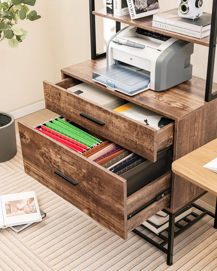 Giantex Tall 2-Drawer File Cabinet - Filing Cabinet