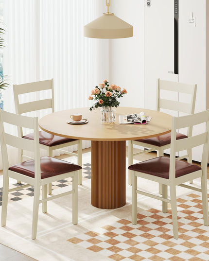 Giantex Wooden Dining Chairs Set for Dining Living Room Home
