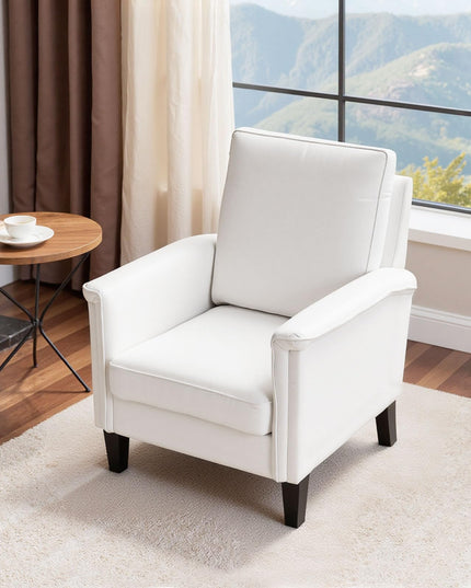 Giantex Modern Accent Chair Upholstered Armchair