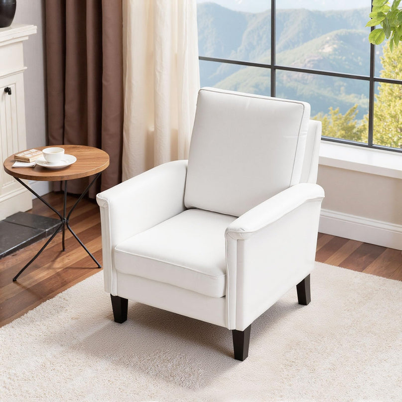 Giantex Modern Accent Chair Upholstered Armchair