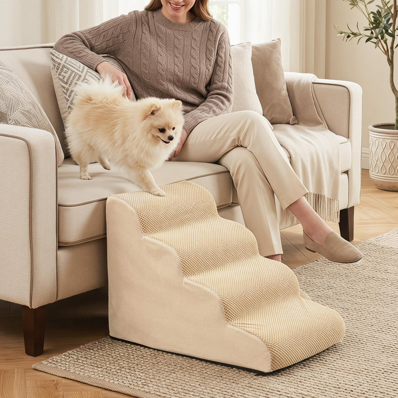 Giantex Dog Ramp Stairs for Small Dogs Puppy Cats Older