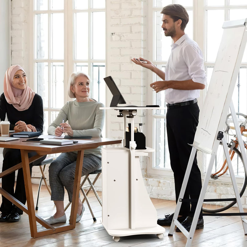 Giantex Mobile Podium Stand