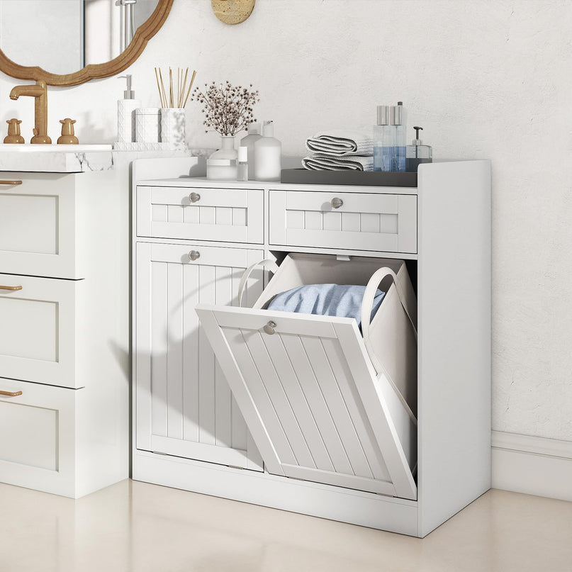 Meuble de rangement de salle de bain autoportant Giantex avec étagère
