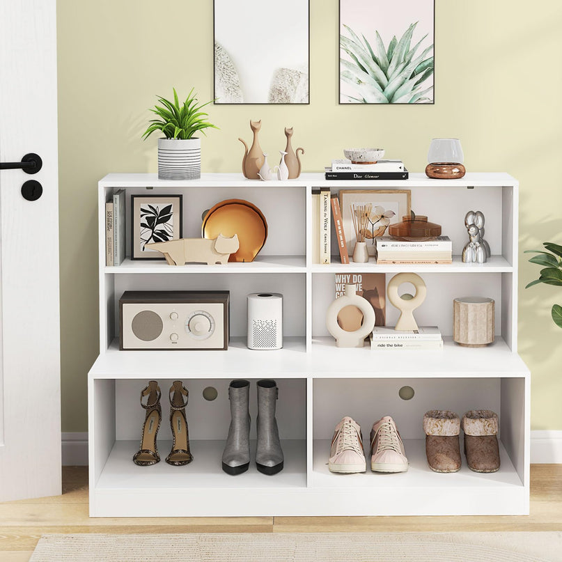 Giantex Storage Bench with Shelf for Living Room