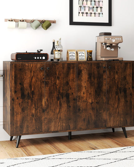Giantex Buffet Sideboard with 5 Position Adjustable Shelves