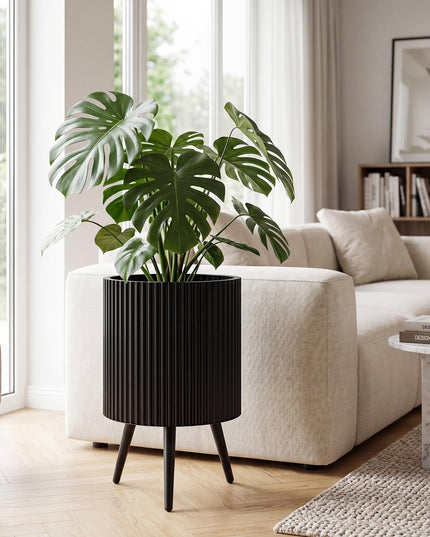 Giantex 14/16/20 Inch Plant Pot with Stand for Living Room