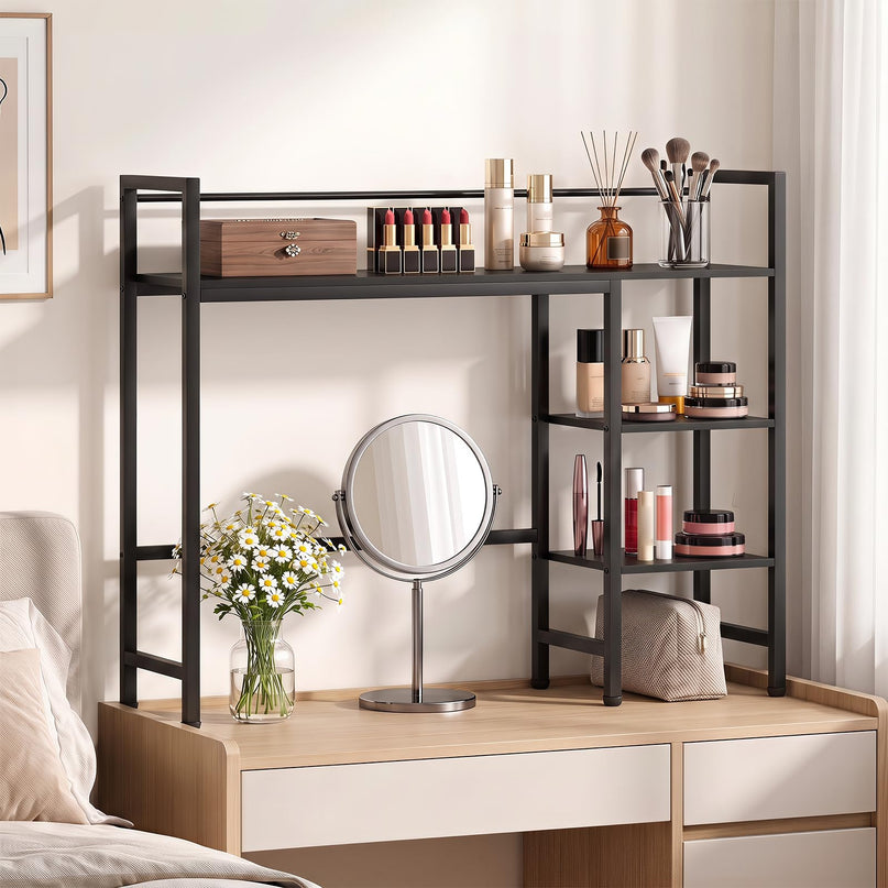 Giantex Desktop Bookshelf | 38.5" Dorm Desk Hutch for 27" Monitor