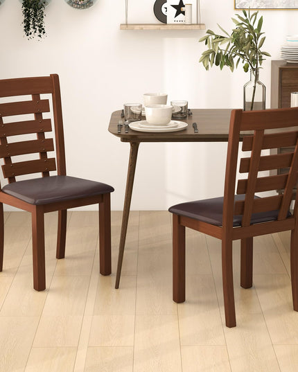 Giantex Wood Dining Chairs Set