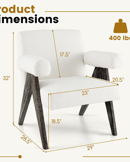 Giantex Modern Mid Century Accent Chair