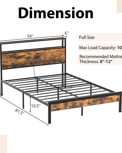 Giantex Full Size Bed Frame