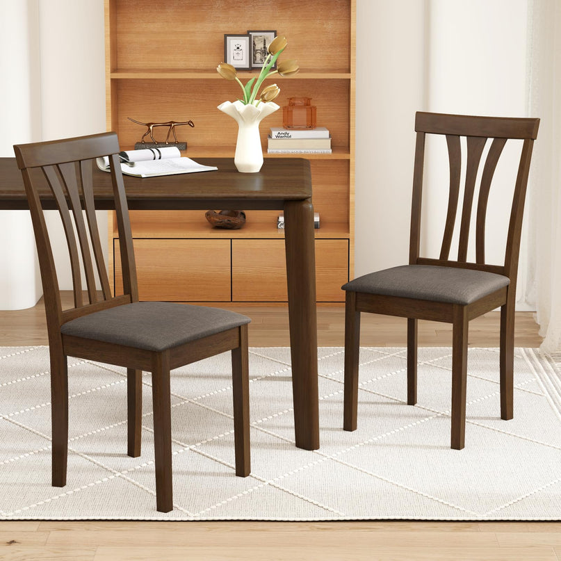 Giantex Wooden Dining Chairs Set for Living Room