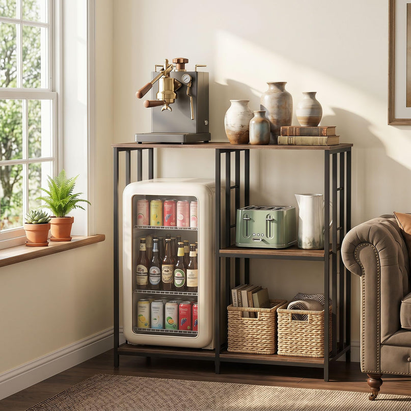 Giantex Kitchen Bakers Rack with Open Shelves