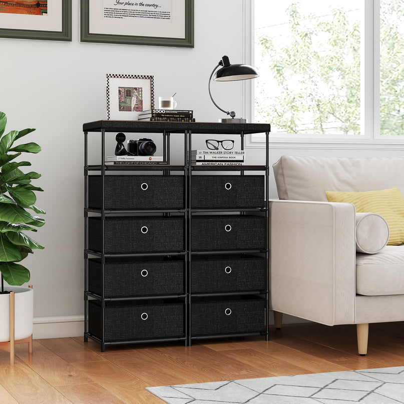 Giantex 4-Drawer Storage Cabinet Slim Storage Organizer