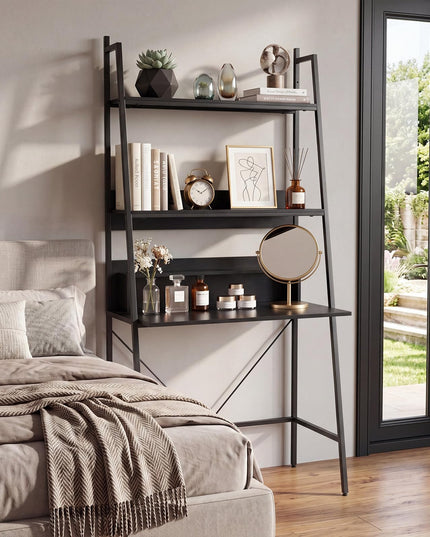 Giantex 3-Tier Ladder Computer Desk for Small Spaces
