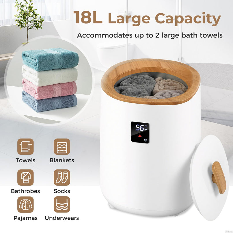 Giantex Towel Warmer Large Towel Heater with LED Display & Auto Shut Off