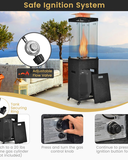 41,000 BTU Outdoor Heaters for Patio - Giantex