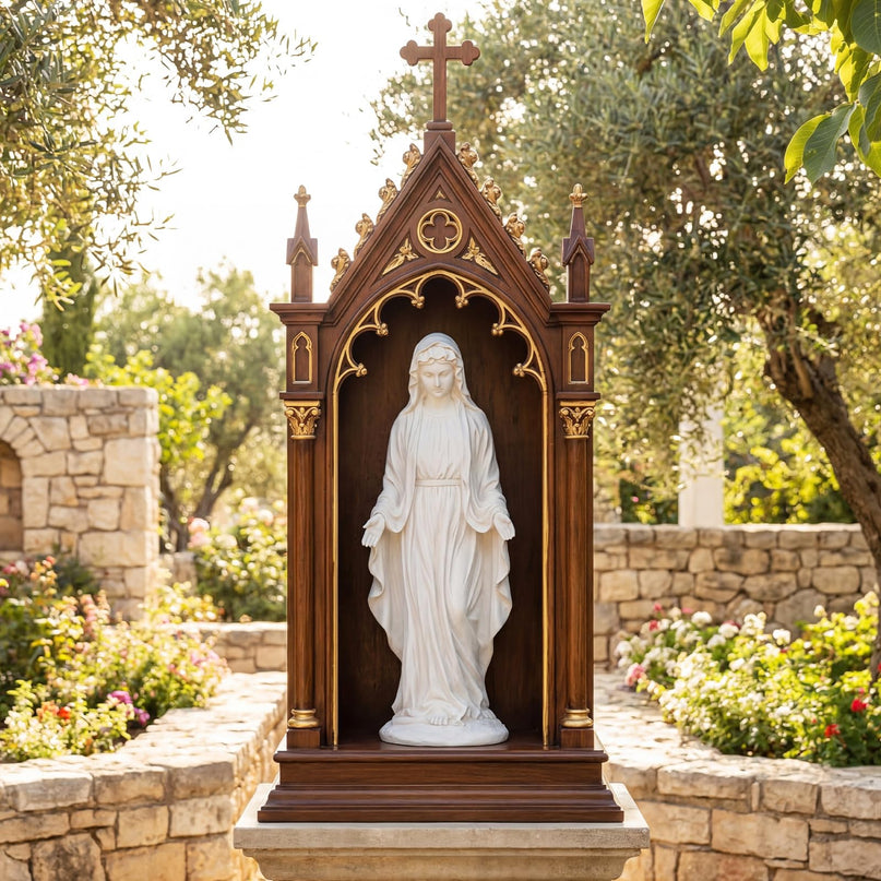 Giantex Virgin Mary Garden Statue 29.5" for Lawn