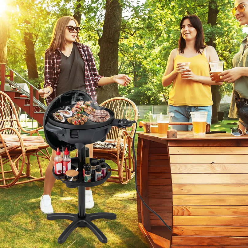 Giantex Electric Grill Outdoor, 1200W Electric BBQ Grills