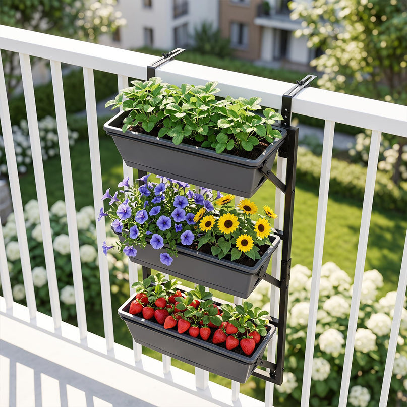 GIANTEX 3-Tier Hanging Planter Boxes (1/2)