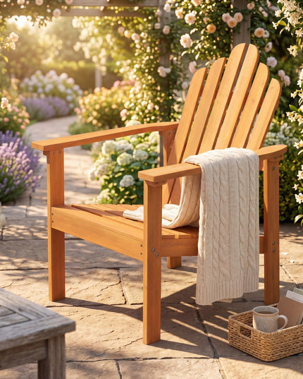 Giantex Stackable Adirondack Chair for Garden & Lawn