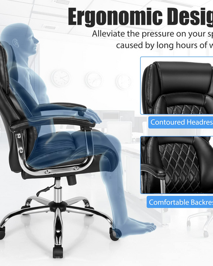 Giantex 500LBS Big and Tall Office Chair