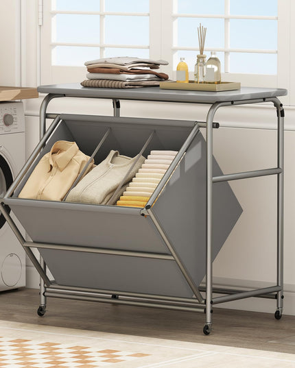 Giantex Laundry Sorter with Foldable Ironing Board