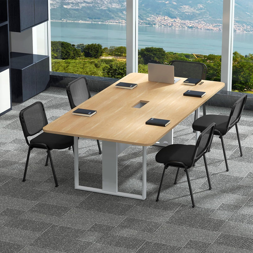 Giantex Set of 5 Conference Chair Elegant Design Stackable Office Waiting Room Guest Reception (32 H)
