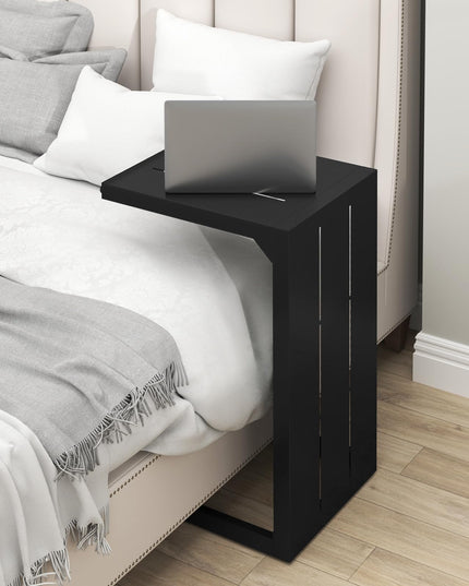 Giantex C-Shaped End Table with Adjustable Foot Pads
